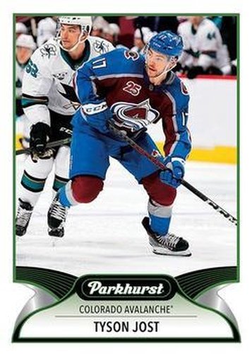 #167 Tyson Jost - Colorado Avalanche - 2021-22 Parkhurst Hockey