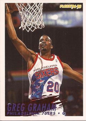 #167 Greg Graham - Philadelphia 76ers - 1994-95 Fleer Basketball