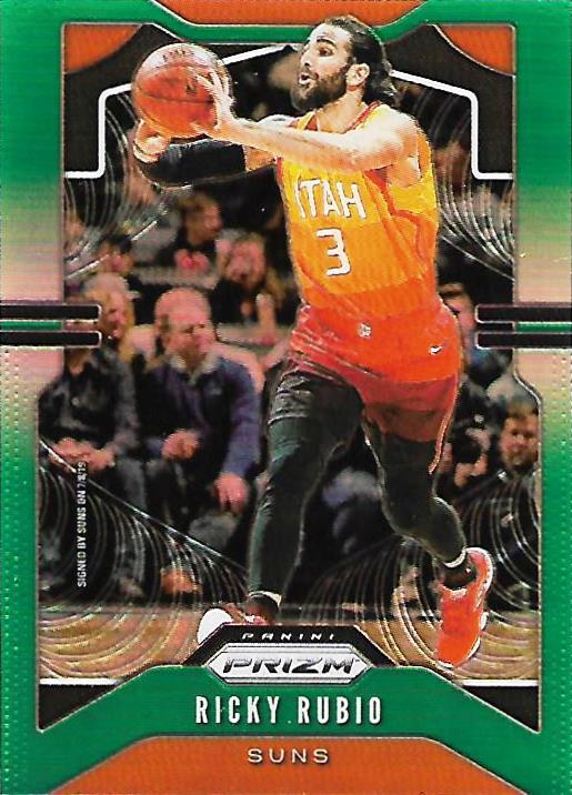 #167 Ricky Rubio - Phoenix Suns - 2019-20 Panini Prizm - Prizms Green Basketball