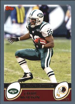 #168 Chad Morton - Washington Redskins - 2003 Topps Football