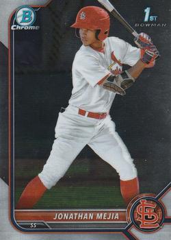 #BCP-168 Jonathan Mejia FBC - St. Louis Cardinals - 2022 Bowman - Chrome Prospects Baseball