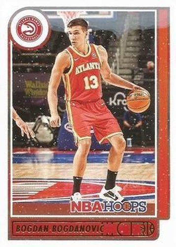 #168 Bogdan Bogdanovic - Atlanta Hawks - 2021-22 Hoops Winter Basketball