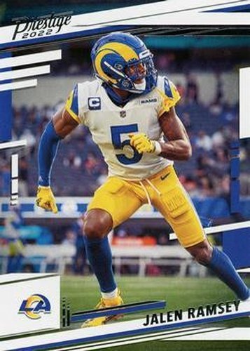 #168 Jalen Ramsey - Los Angeles Rams - 2022 Panini Prestige Football