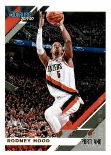 #168 Rodney Hood - Portland Trail Blazers - 2019-20 Donruss Basketball