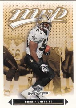 #168 Darrin Smith - New Orleans Saints - 2003 Upper Deck MVP Football