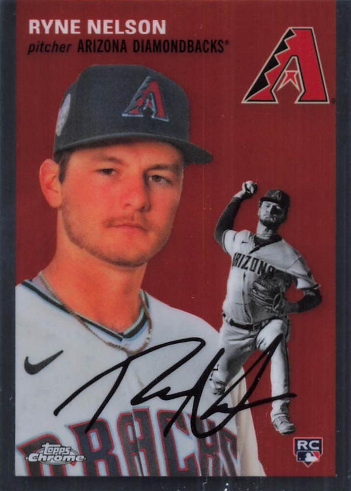 #168 Ryne Nelson - Arizona Diamondbacks - 2023 Topps Chrome Platinum Anniversary Baseball