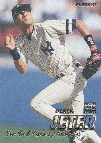 #168 Derek Jeter - New York Yankees - 1997 Fleer Baseball