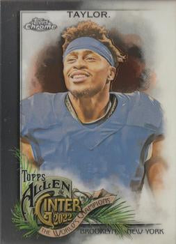 #169 Jonathan Taylor - Indianapolis Colts - 2022 Topps Allen & Ginter Chrome Baseball