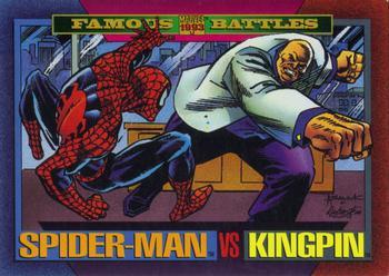 #169 Spider-Man / Kingpin - 1993 SkyBox Marvel Universe