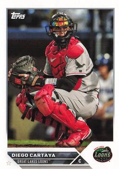 #PD-169 Diego Cartaya - Great Lakes Loons - 2023 Topps Pro Debut Baseball