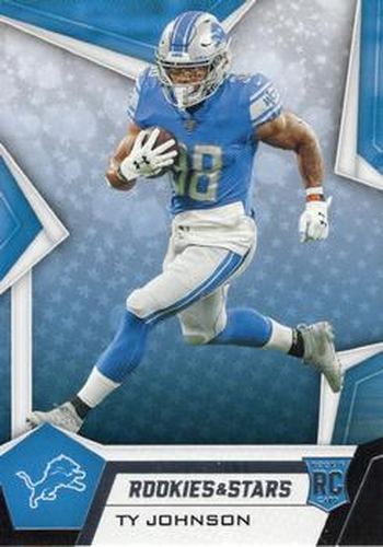 #169 Ty Johnson - Detroit Lions - 2019 Panini Rookies & Stars Football