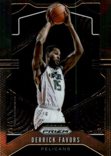 #169 Derrick Favors - New Orleans Pelicans - 2019-20 Panini Prizm Basketball