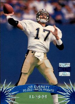 #169 Jim Everett - New Orleans Saints - 1996 Stadium Club Football