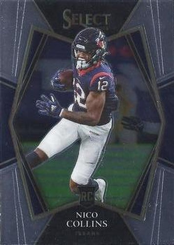 #169 Nico Collins - Houston Texans - 2021 Panini Select Football