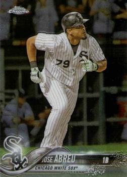 #169 Jose Abreu - Chicago White Sox - 2018 Topps Chrome Baseball