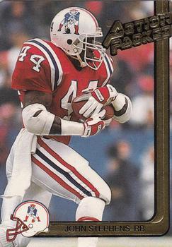 #169 John Stephens - New England Patriots - 1991 Action Packed Football