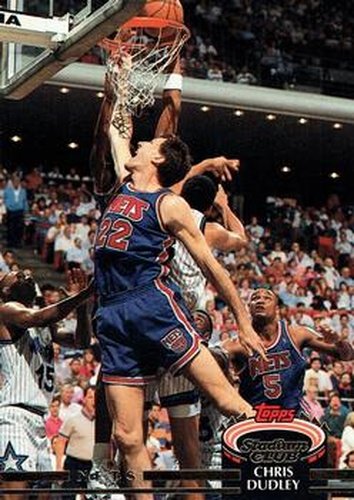 #169 Chris Dudley - New Jersey Nets - 1992-93 Stadium Club Basketball