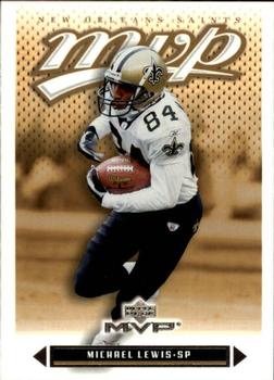 #169 Michael Lewis - New Orleans Saints - 2003 Upper Deck MVP Football