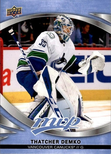 #169 Thatcher Demko - Vancouver Canucks - 2023-24 Upper Deck MVP - Ice Battles Hockey