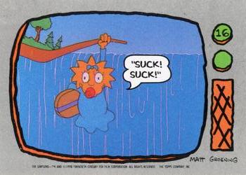 #16 Suck! Suck! - 1990 Topps The Simpsons
