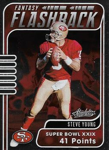 #FF-SY Steve Young - San Francisco 49ers - 2020 Panini Absolute - Fantasy Flashback Football