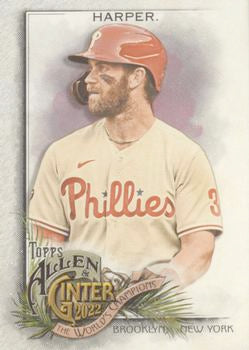 #16 Bryce Harper - Philadelphia Phillies - 2022 Topps Allen & Ginter Baseball