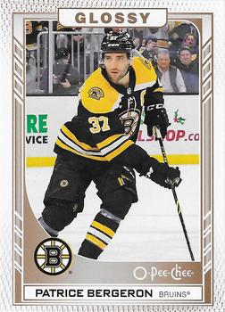 #R-16 Patrice Bergeron - Boston Bruins - 2023-24 O-Pee-Chee Glossy Gold Hockey