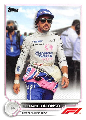 #16 Fernando Alonso - BWT Alpine F1 Team - 2022 Topps Formula 1 Racing