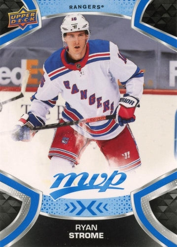 #16 Ryan Strome - New York Rangers - 2021-22 Upper Deck MVP - Blue Hockey
