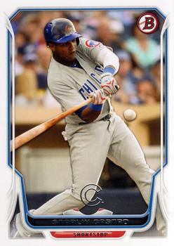 #16 Starlin Castro - Chicago Cubs - 2014 Bowman Baseball