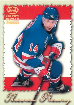 #16 Theoren Fleury - New York Rangers - 1999-00 Pacific Crown Royale - International Glory Hockey