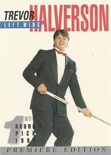 #16 Trevor Halverson - 1991 Arena Draft Picks French Hockey