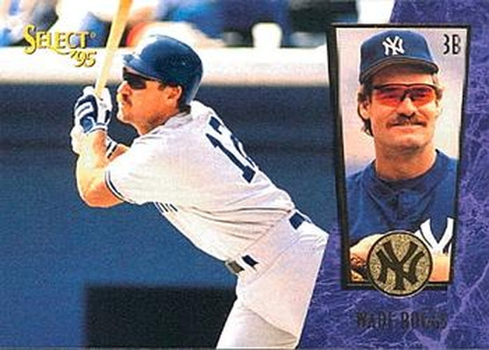 #16 Wade Boggs - New York Yankees - 1995 Select Baseball