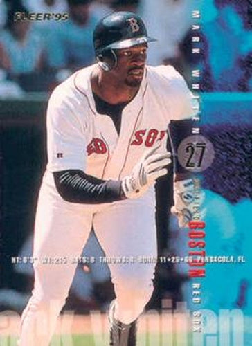 #U-16 Mark Whiten - Boston Red Sox - 1995 Fleer Update Baseball