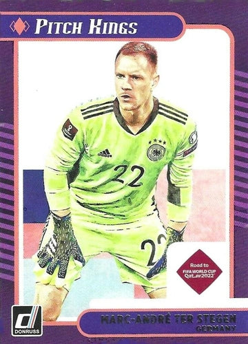 #16 Marc-Andre ter Stegen - Germany - 2021-22 Donruss - Pitch Kings Soccer