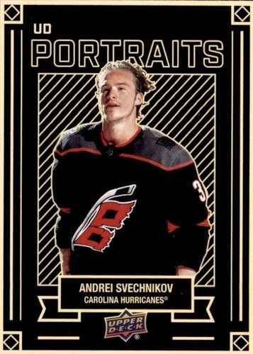 #P-16 Andrei Svechnikov - Carolina Hurricanes - 2022-23 Upper Deck - UD Portraits Hockey