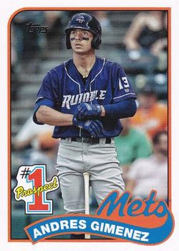 #P-16 Andres Gimenez - New York Mets - 2020 Topps Update - Prospects Baseball