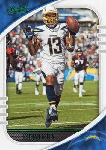 #16 Keenan Allen - Los Angeles Chargers - 2020 Panini Absolute - Green Football