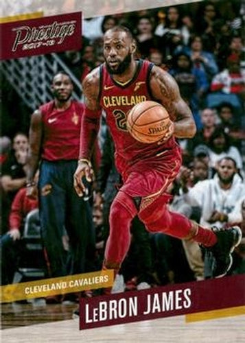 #16 LeBron James - Cleveland Cavaliers - 2017-18 Panini Prestige Basketball