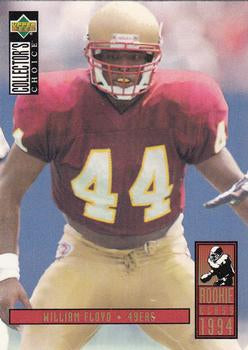 #16 William Floyd - San Francisco 49ers - 1994 Collector's Choice Football