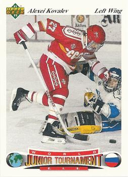 #16 Alexei Kovalev - CIS - 1991-92 Upper Deck Czech World Juniors Hockey