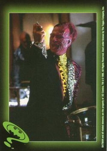 #16 Two-Face triumphs - 1995 Topps Batman Forever Stickers