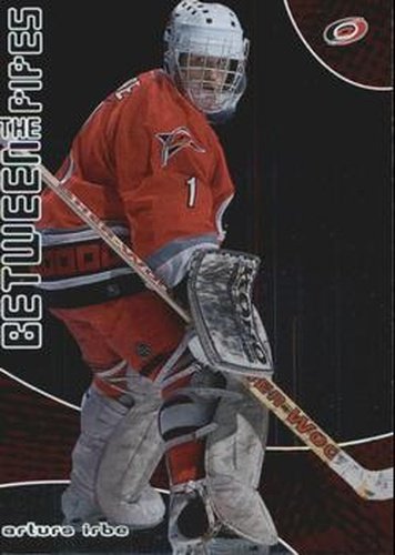 #16 Arturs Irbe - Carolina Hurricanes - 2001-02 Be a Player Between the Pipes Hockey