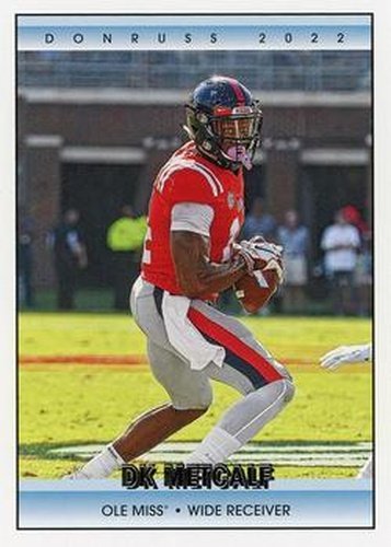 #16 DK Metcalf - Ole Miss Rebels - 2022 Panini Chronicles Draft Picks - Donruss Retro Football