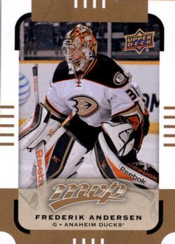 #16 Frederik Andersen - Anaheim Ducks - 2015-16 Upper Deck MVP Hockey