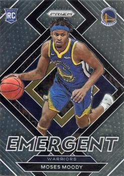 #16 Moses Moody - Golden State Warriors - 2021-22 Panini Prizm - Emergent Basketball