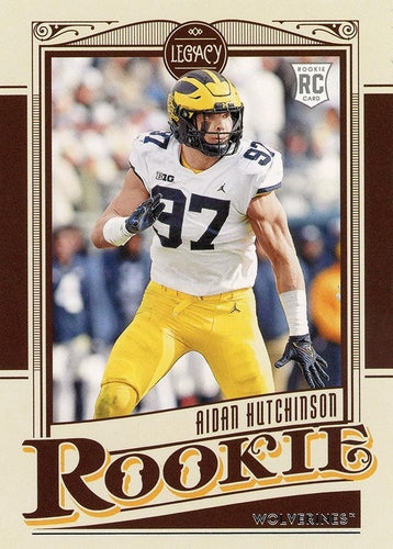 #16 Aidan Hutchinson - Michigan Wolverines - 2022 Panini Chronicles Draft Picks - Legacy Rookies Football