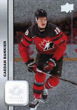 #16 Caedan Bankier - Canada - 2023 Upper Deck Team Canada Juniors - Patterned Foilboard Hockey
