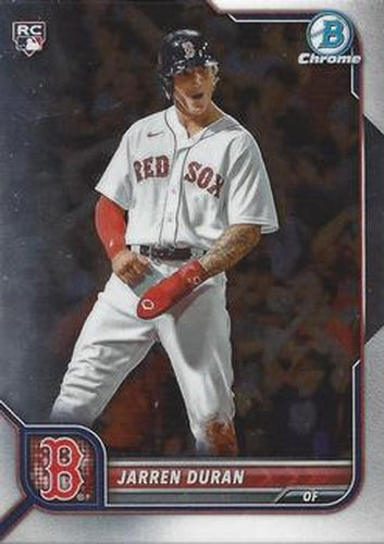 #16 Jarren Duran - Boston Red Sox - 2022 Bowman Chrome Baseball