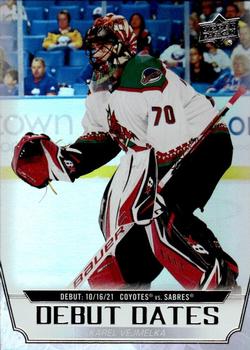 #DD-16 Karel Vejmelka - Arizona Coyotes - 2022-23 Upper Deck - Debut Dates Hockey